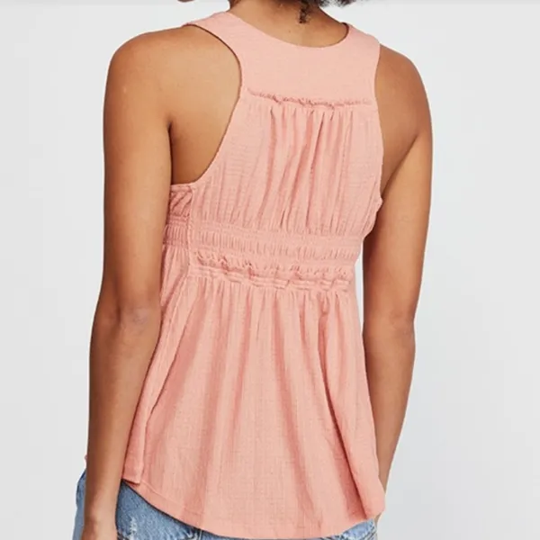 Free People Sleeveless Tie-Front Top - Image 5