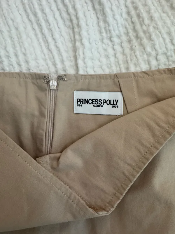 Princess Polly Gigi Skort Beige - Image 4