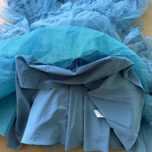 Ivy City Co. Tulle Puff-Sleeve Fairytale Dress - Image 10