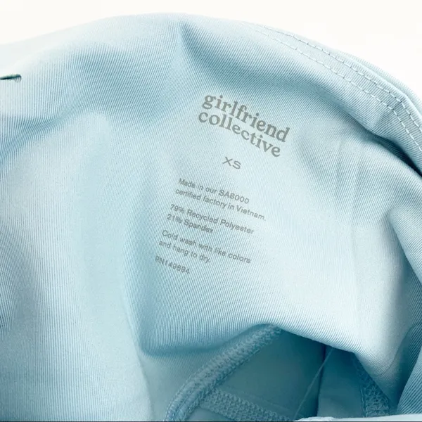 Girlfriend Collective High Rise Compressive Leggings: Sky Light Blue - Image 14