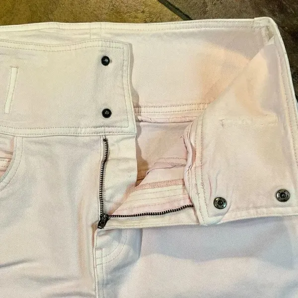 Rebecca Minkoff Light Pink Denim Skort Large - Image 4