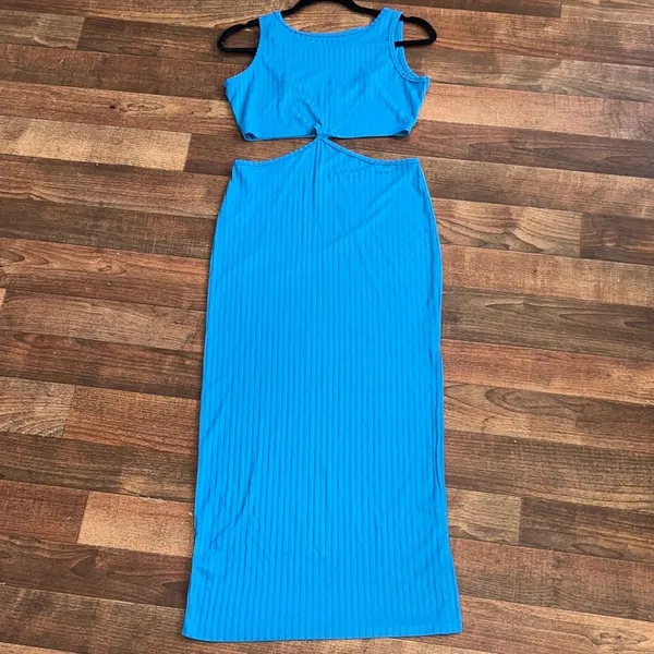 Princess Polly Blue Midi Dress - Image 5