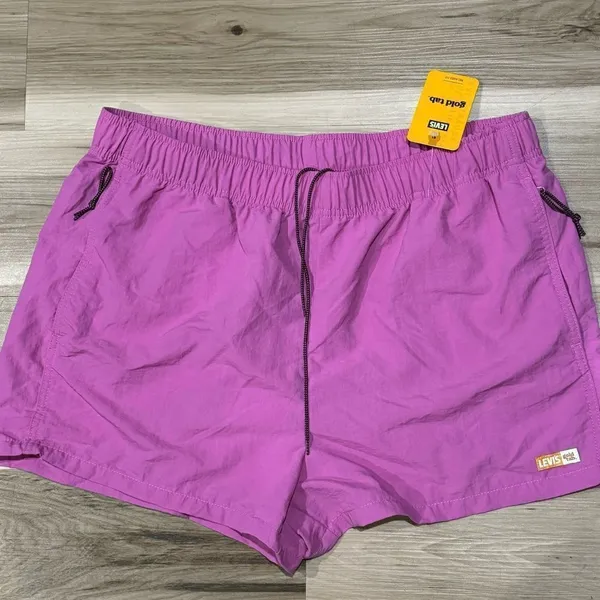 NEW Levi’s Gold Tab Purple 90’s Practice Shorts Women’s XL - Image 2