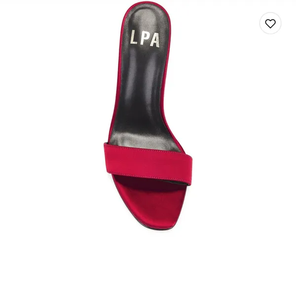 LPA Agnes Mule in Red - Image 3