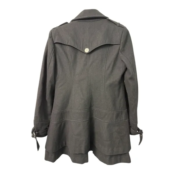 Women’s Guess Los Angeles Black Peacoat - Image 2