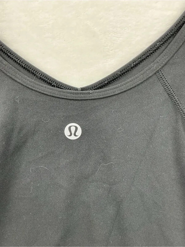 lululemon athletica Black Long Sleeve Scoop Neck Top 1012 - Image 3