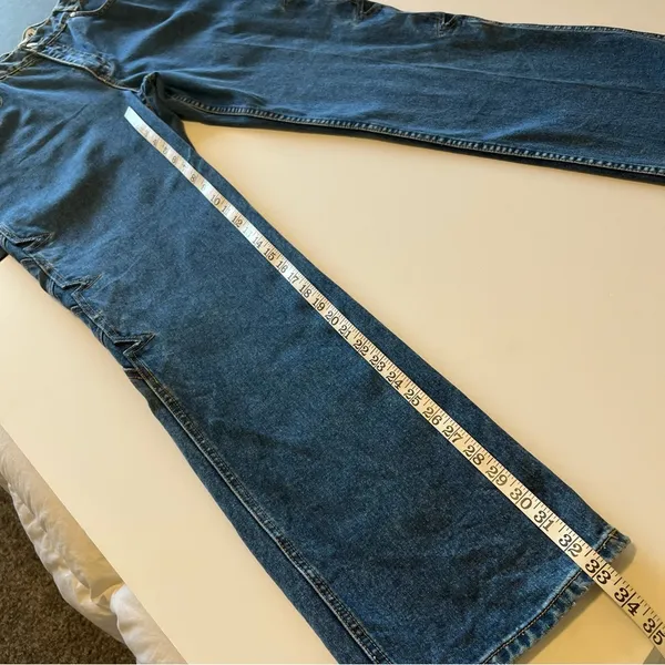 Lawman Legends Star intarsia Vintage Jeans, medium wash denim, size 13/14 - Image 8