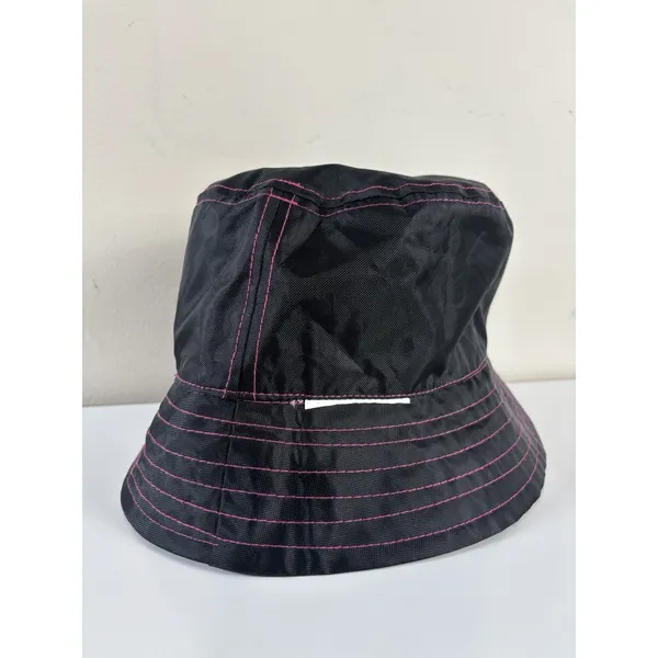 Betsey Johnson Luv Hot Pink Lipstick Reversible Bucket Hat - Image 4