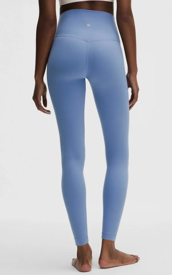 Women's Lululemon High-Rise Align Blue Willow Leggings - Image 6