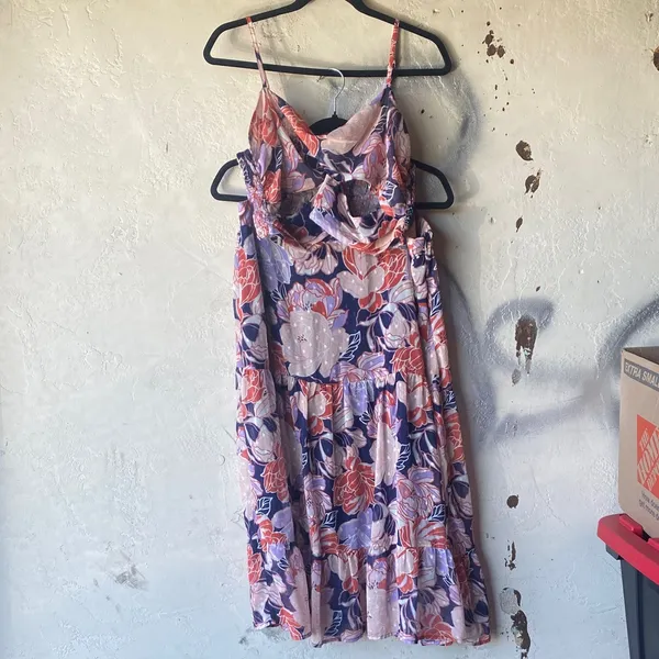 Lulu Cottagecore MIDI skirt Set in Pink Sz XL - Image 2