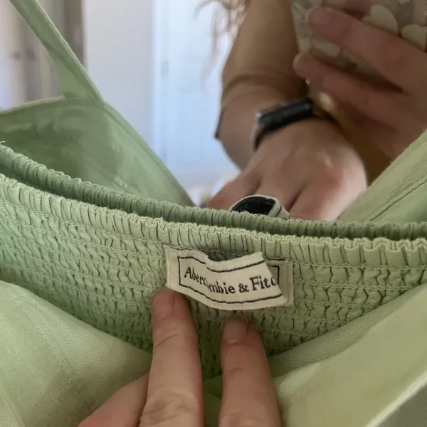 Abercrombie & Fitch Mint Green Women's Dress - Image 4