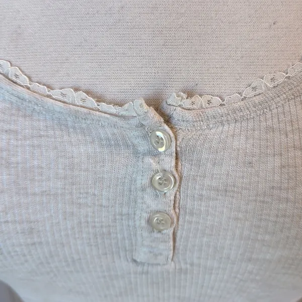 Papaya Cropped Lace Trim Babydoll Tank - Image 5