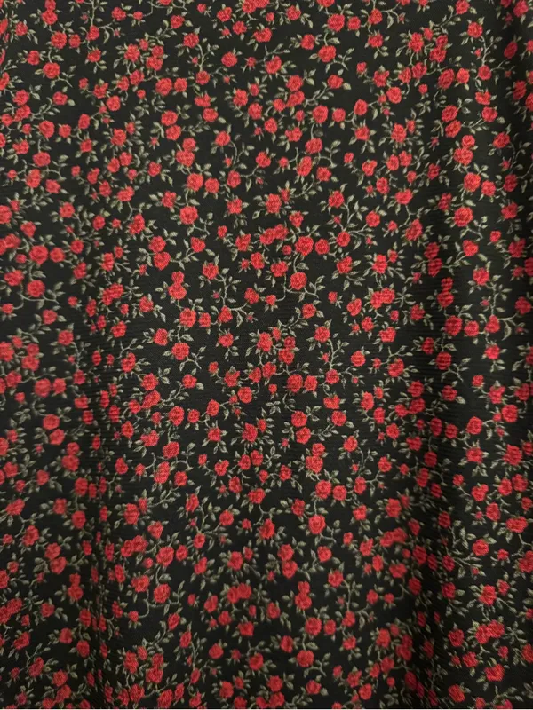 VNTG NWT Nine West Small Rosette Wrap Slip Dress Grunge Romantic Lace Coquette - Image 7