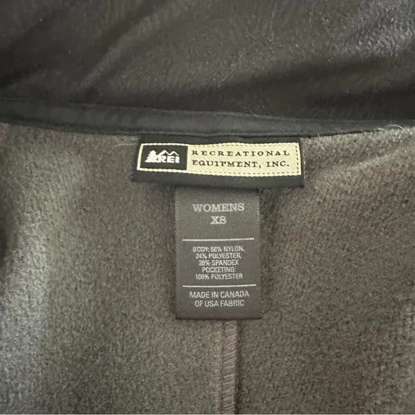 Recreational Equipment Inc. Women's Rust Zip Jacket Size XS - Image 3
