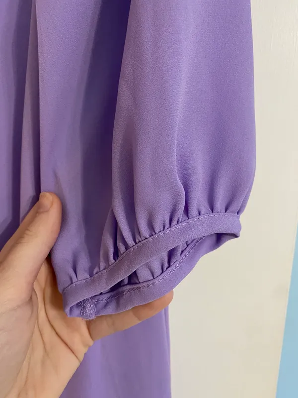 The Blue Door Collection Purple Mini Dress - Image 7