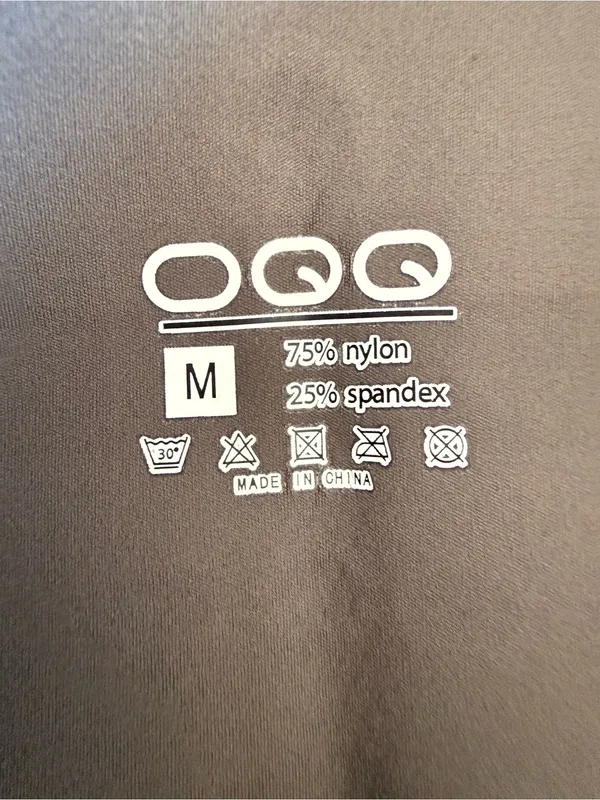 OQQ Seamless High Waist Butt Liftings Yoga Leggings Brown Medium NWT IN PKG - Image 8