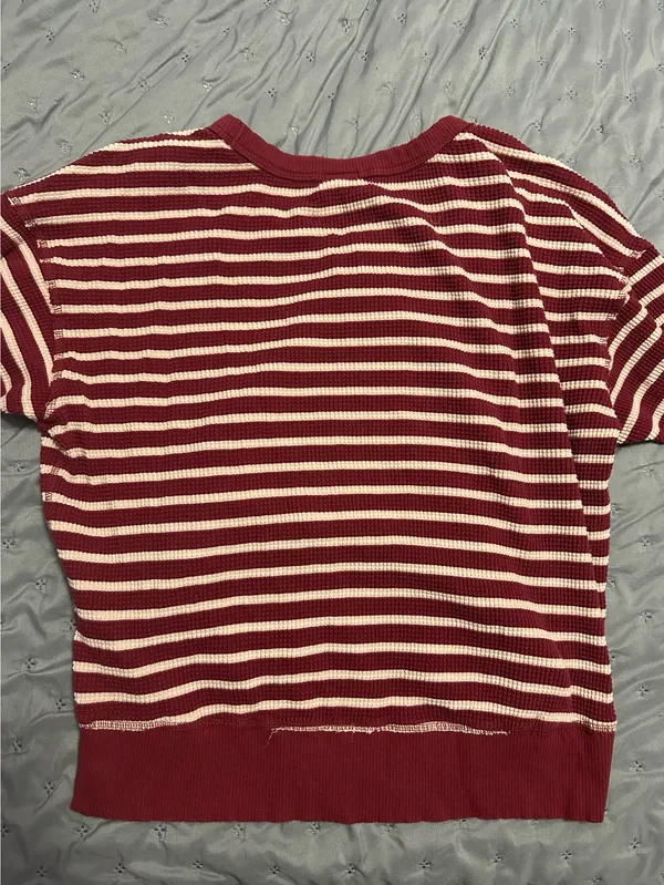 OFFLINE by Aerie Red Striped Top - Image 2