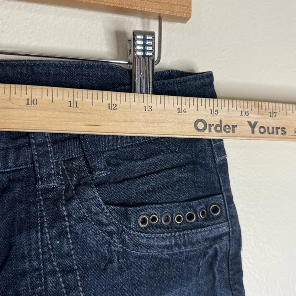 Rue 21 premier denim ladies dark bootcut jeans size 3 Y2K‎ rodeo , western - Image 4