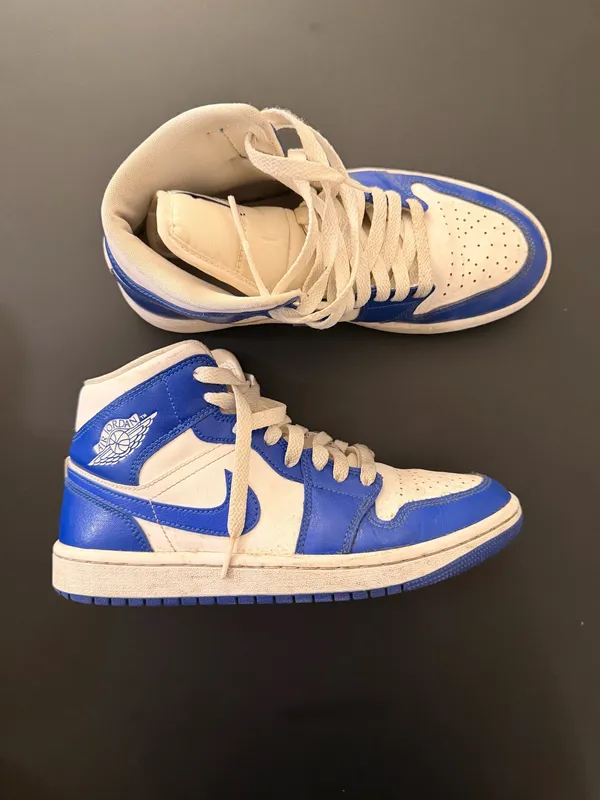 Kentucky Blue Air Jordan 1 Mid - Image 2
