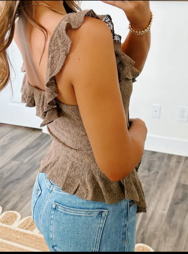 Brown top - Image 3