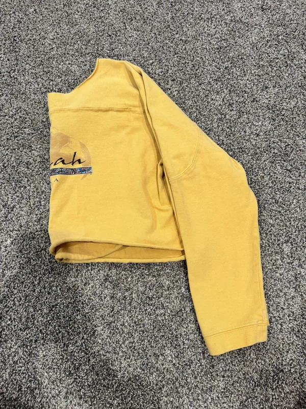 Cropped Crewneck Yellow Size none - Image 2