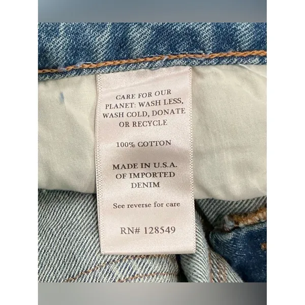 Aviator Nation Canyon Crop Jeans Mid Rise Vintage‎ Medium Wash Distressed 30 - Image 8