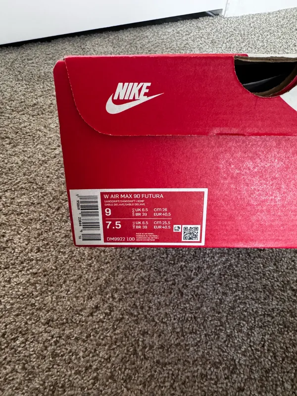 Nike Women’s Air Max 90 Futura Sneaker 9 Sanddrift - Image 8