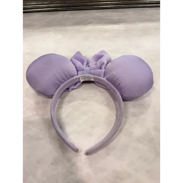 Disney 100th Anniversary Minnie Mouse Ears Lavender‎ Purple Silver Confetti Bow - Image 2