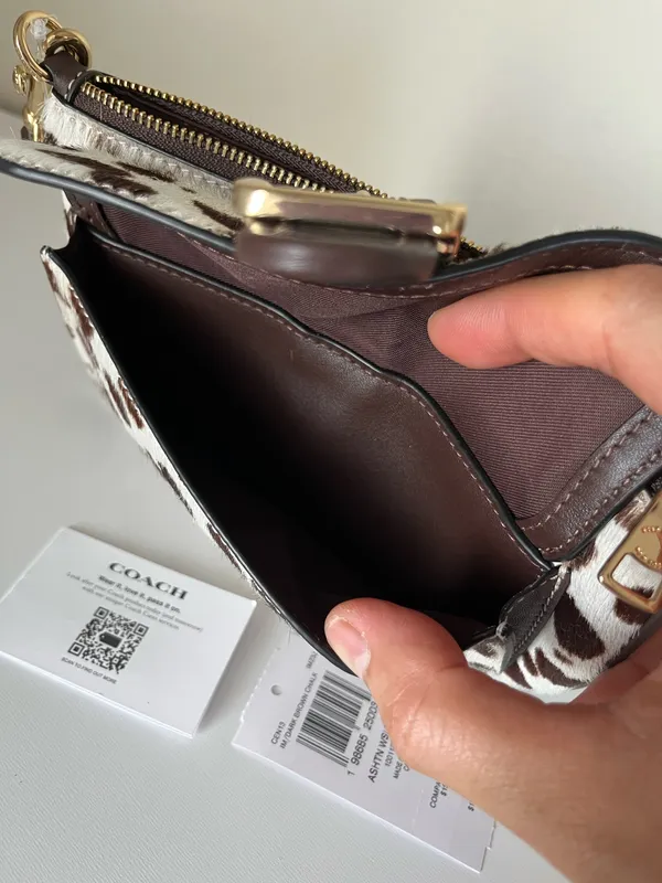 Coach Ashton Wristlet In Haircalf - Image 6