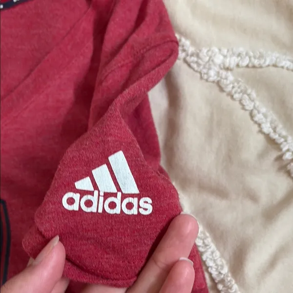 Adidas Red USA Volleyball Tee - Image 3