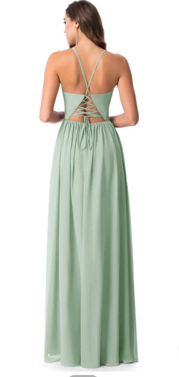 Azazie Bridesmaids Dress Agave - Image 2