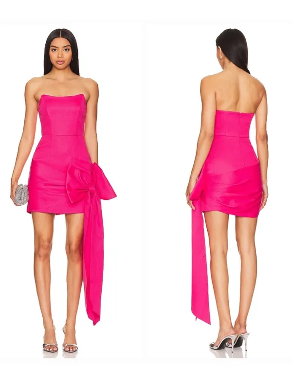 ELLIATT Genova Mini Dress in Fuchsia - Image 2