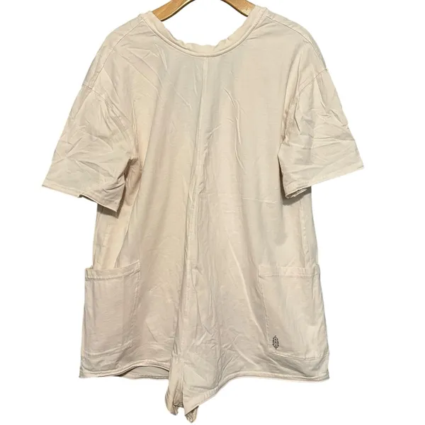 Free People FP Movement Women’s Size S Bleached Clay Hot Shot Tee T-Shirt Romper - Image 6