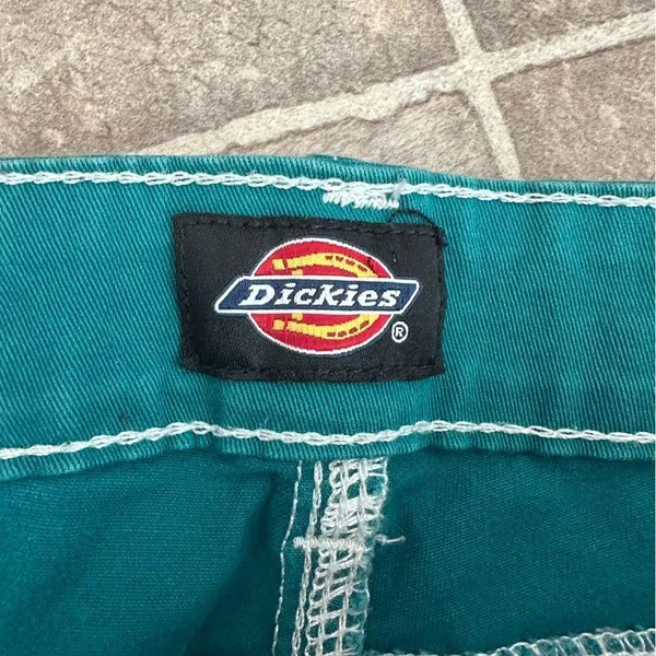 Dickies Turquoise Blue/Green Cargo Utility Pants Size 25R - Image 10