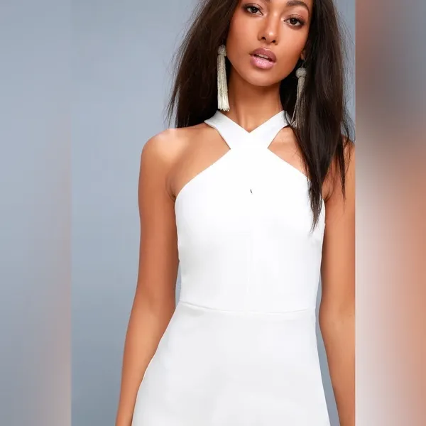 NWT Lulus‎ Thrive Sleeveless Bodycon Dress in White Size Extra Small - Image 2