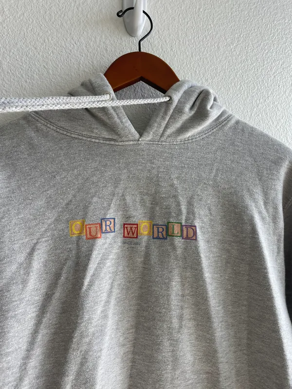 Independent Vintage Grey “Our World” Hoodie - Image 3