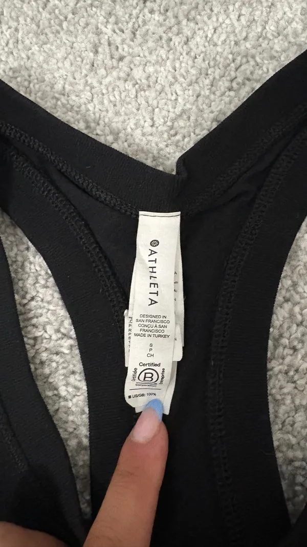 Black Athleta Tank Top - Image 2