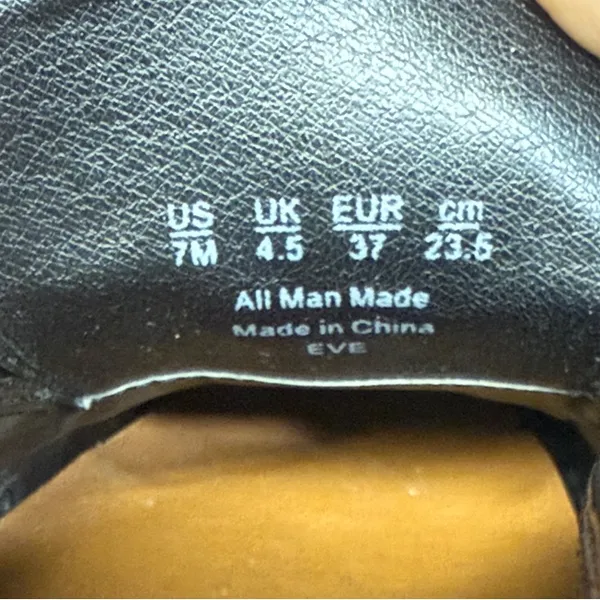 Zodiac Black Leather Slingback Mules with Buckle - Image 7
