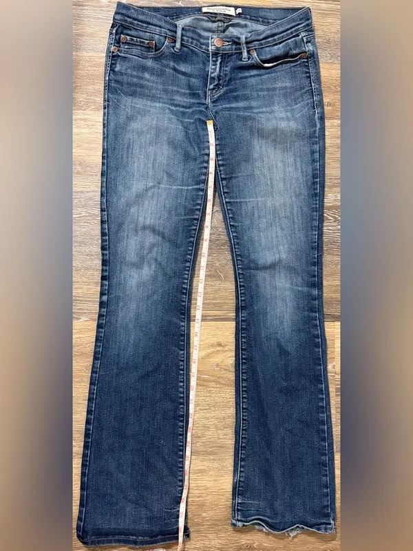 Abercrombie & Fitch Blue Flare Jeans Mid Rise Y2K 2000s Women’s 2R - Image 4