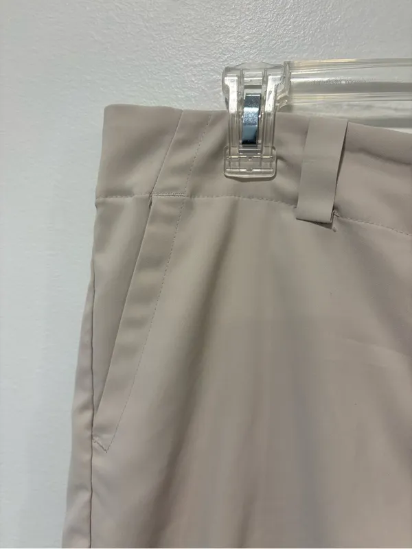 Nike Golf Dri Fit Tan Khaki Athletic Shorts Sporty Athleisure Performance - Image 3
