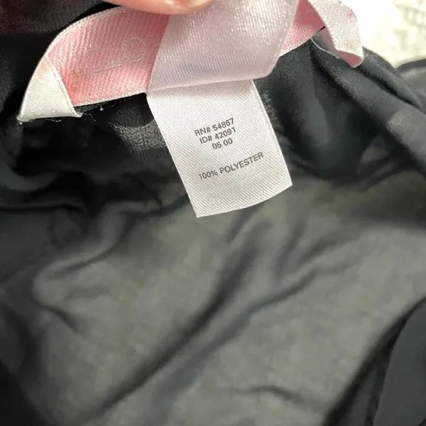 Vintage Victoria’s Secret Sheer Ruffle Front Long Sleeve Top Women’s M - Image 6