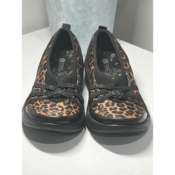 Bzees Rosie‎ Leopard Print Slip On Comfort Shoes Women's 7.5M Lightweight - Image 8