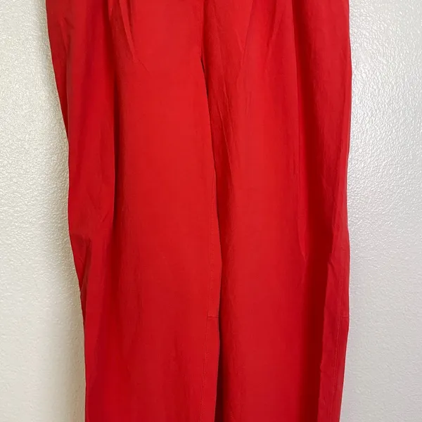 Lululemon Your True Trouser Pants Womens Size 4 Red Pull On Crop Stretch 24" - Image 4