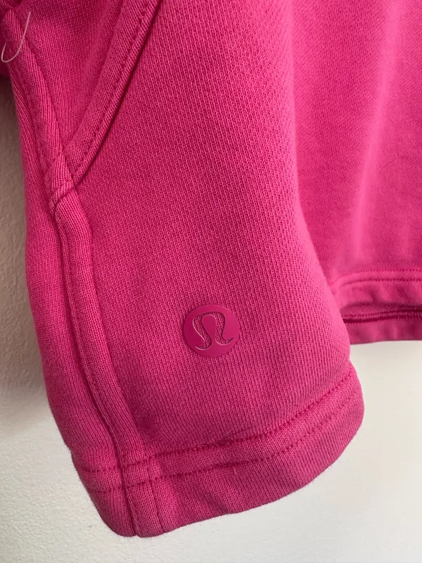 Lululemon All Yours Cropped Hoodie Sonic Pink 10 - Image 4
