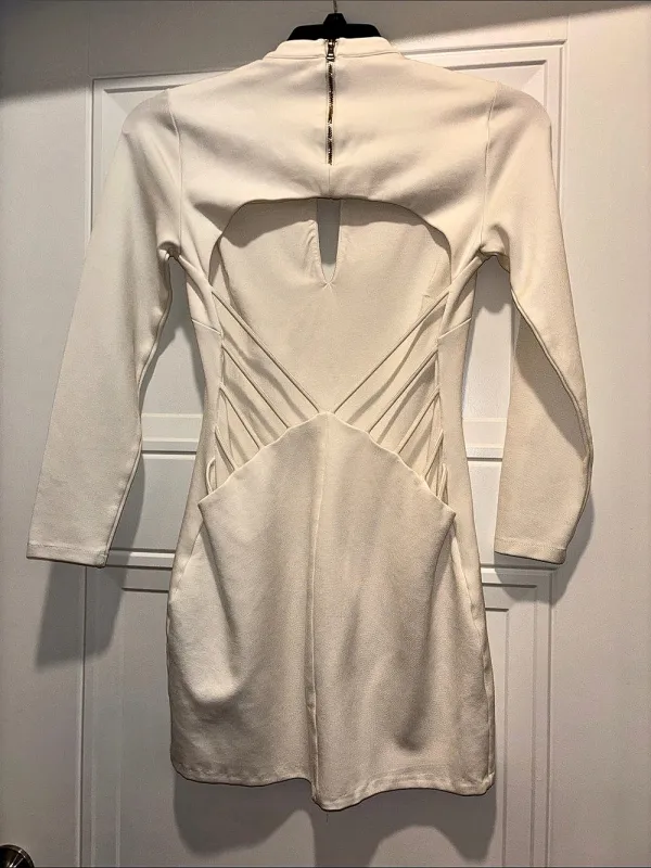 bebe Cream Cutout Mini Dress Size Small - Image 2