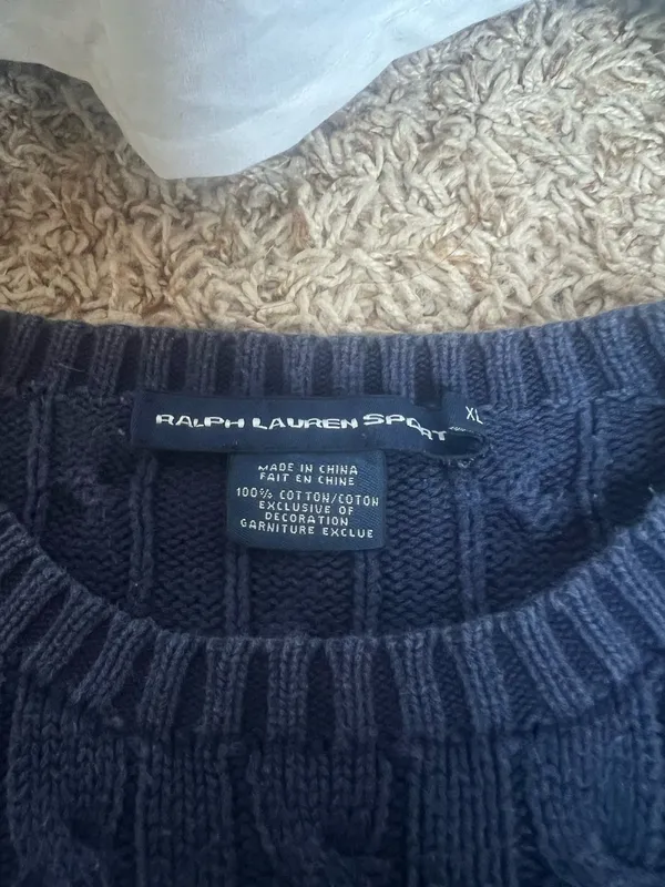 Ralph Lauren Long Sleeve Knit by Lauren Cotton Sweater - Image 2