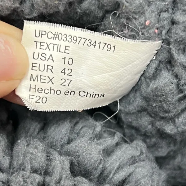 Mul Luks size 10 Grey Knit Women's sweater Boots pull on winter comfy casual - Image 7