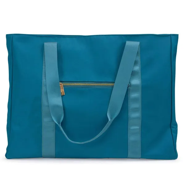 NWT Badgley Mischka Bag Lightweight Packable Travel Tote Bag Aqua Blue One Size - Image 2