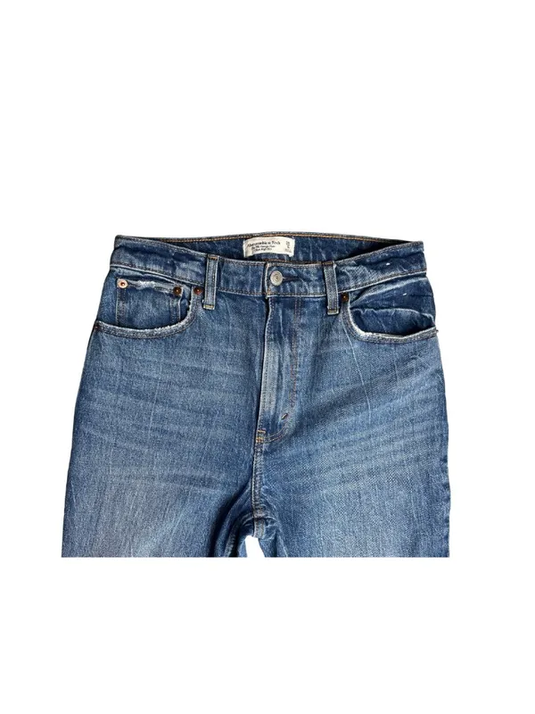Abercrombie & Fitch 70s Vintage Flare High Rise Jeans 28R - Image 3