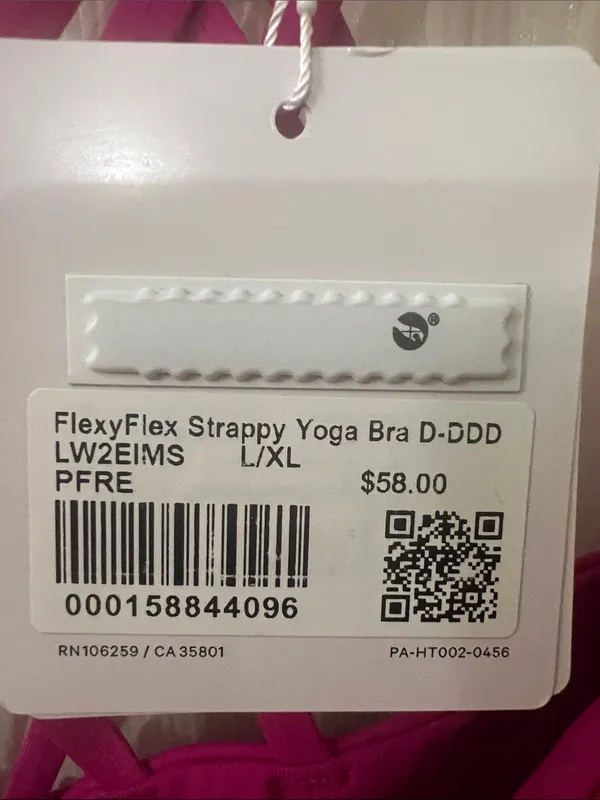 FlexyFlex Strappy Yoga Bra D-DDD - Image 6